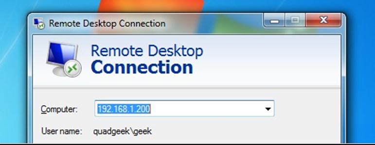 Remote Desktop Instructions Vista