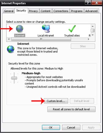 How To Enable Activex On Windows Vista