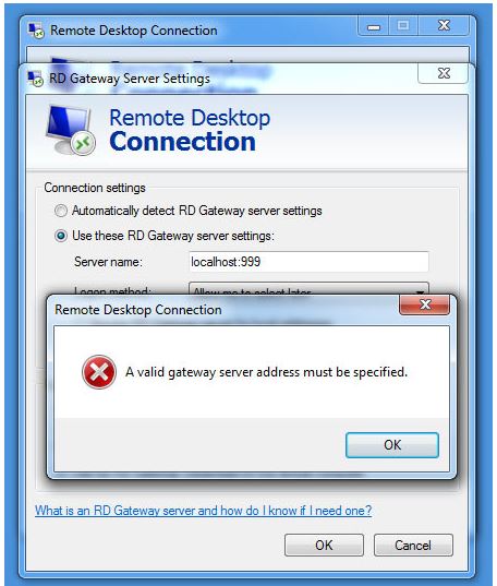 Remote Desktop Connection Windows 7 Home Edition