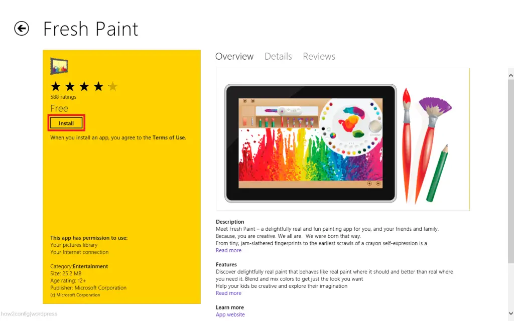 Download Fresh Paint Windows 7