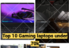 Top 10 Gaming Laptops Under 70k