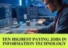 Ten Highest Paying Jobs In Information Technology