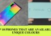 Top 10 Phones That Are Available In Unique Colours