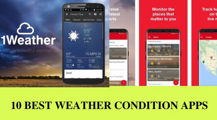 10 Best Weather Condition Apps
