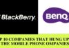 Top 10 Companies That Hung Up On The Mobile Phone Companies