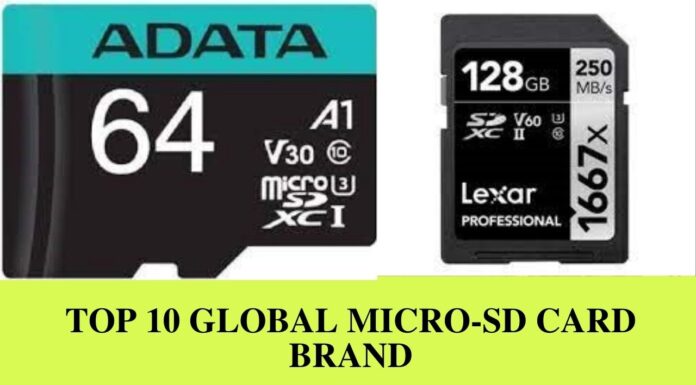Top 10 Global Micro-SD Card Brand
