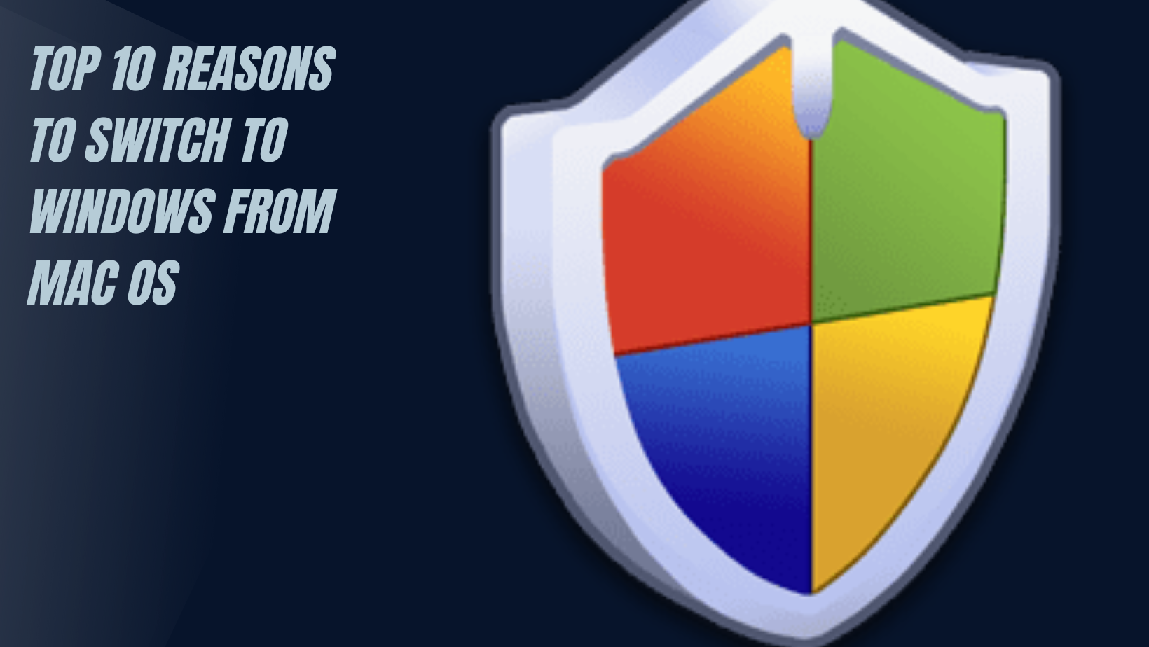 Top 10 Reasons To Switch To Windows From Mac OS - Techyv.com