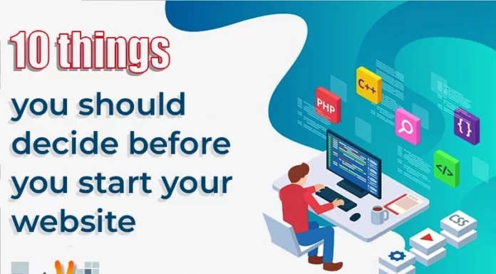 10 Things You Should Decide Before You Start Your Website