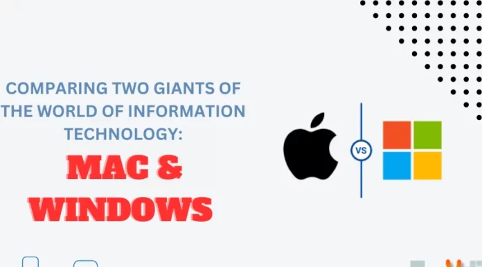 Comparing Two Giants of the World of Information Technology: MAC & Windows