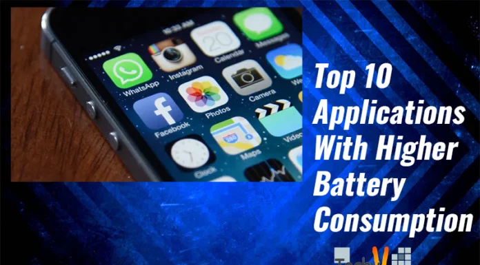 Top 10 Applications With Higher Battery Consumption