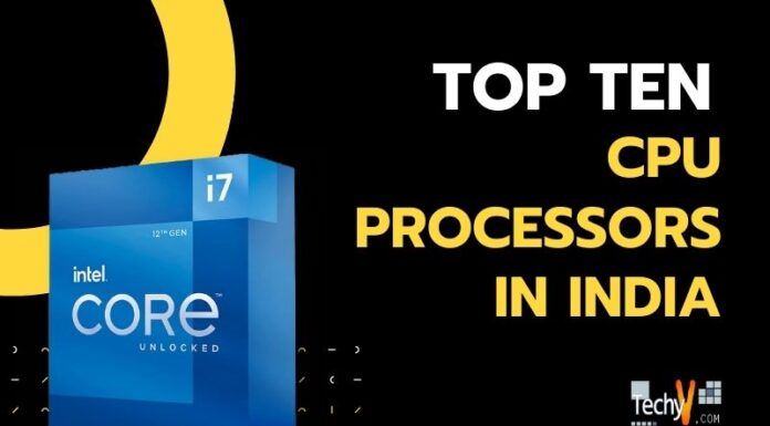 Top 10 CPU Processors In India