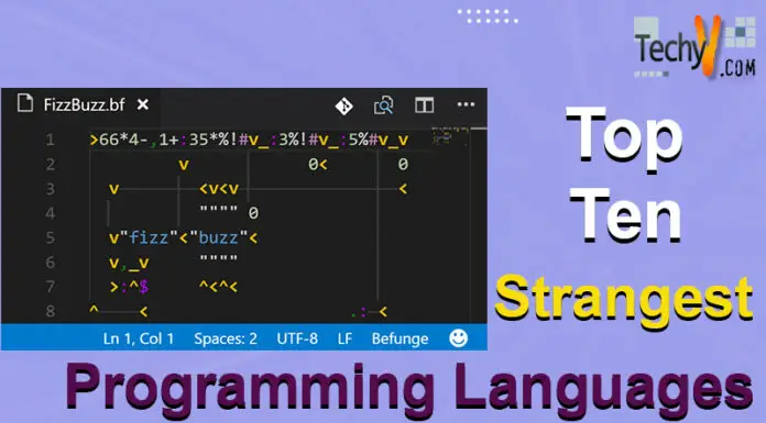 Top Ten Strangest Programming Languages