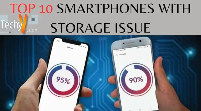 Top 10 Smartphones With Storage Issue
