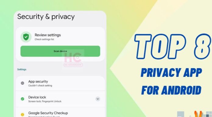 Top 8 Privacy App For Android