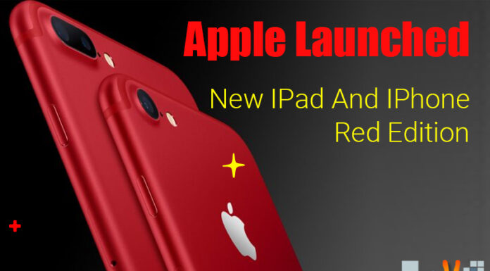 Apple Launched New IPad And IPhone Red Edition