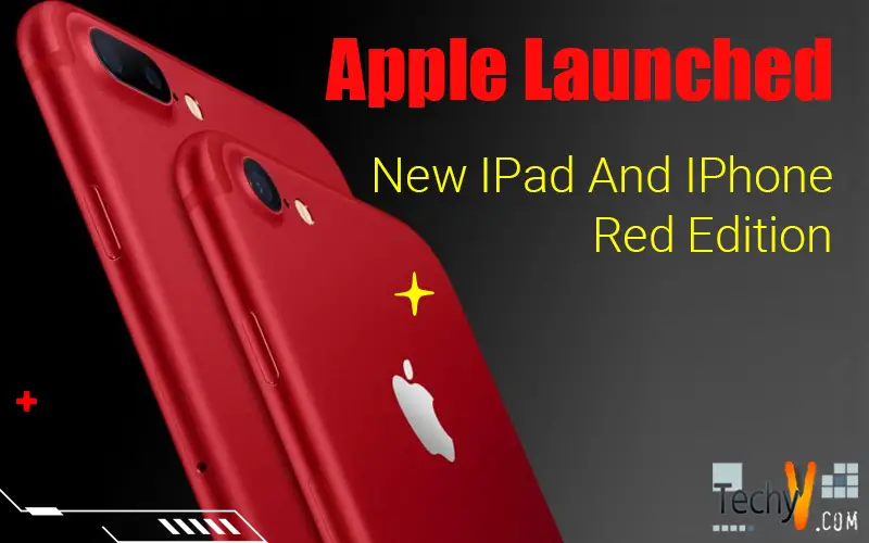 Apple Launched New IPad And IPhone Red Edition
