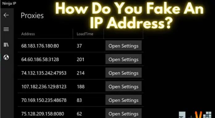 How Do You Fake An IP Address?