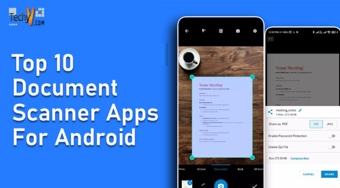 Top 10 Document Scanner Apps For Android