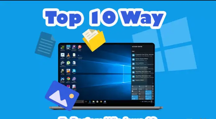 Top 10 Way To Restore Windows 10