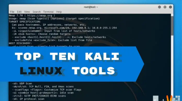 Top Ten Kali Linux Tools