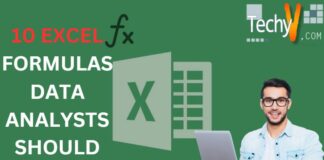 10 excel formulas data analysts should know