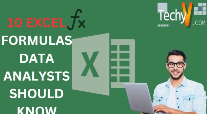 10 Excel Formulas Data Analysts Should Know