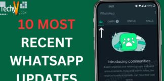 10 most recent whatsapp updates