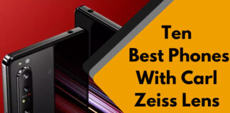 Ten best phones with carl zeiss lens