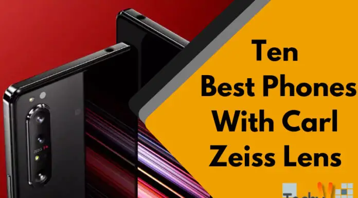 Ten Best Phones With Carl Zeiss Lens