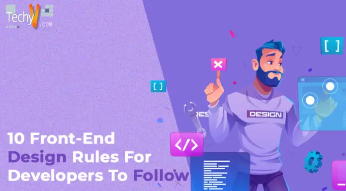 Ten Front-End Design Rules For Developers To Follow