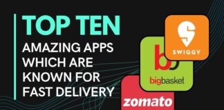 Top 10 amazing apps which are known for fast delivery