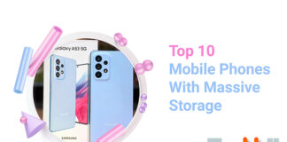 Top 10 Mobile Phones With Massive Storage