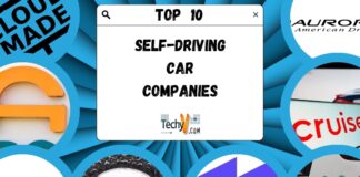 Top 10 self driving car companies