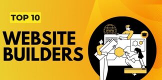 Top 10 website builders