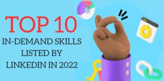 Top 10 in demand skills listed by linkedin in 2022