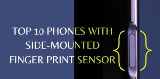 Top 10 phones with side mounted finger print sensor