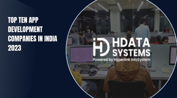 Top Ten App Development Companies In India 2023