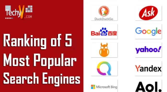 Ranking of 5 Most Popular Search Engines