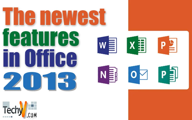 The newest features in Office 2013