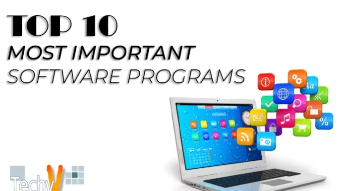 Top 10 most important software programs