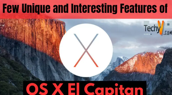 Few Unique and Interesting Features of OS X El Capitan