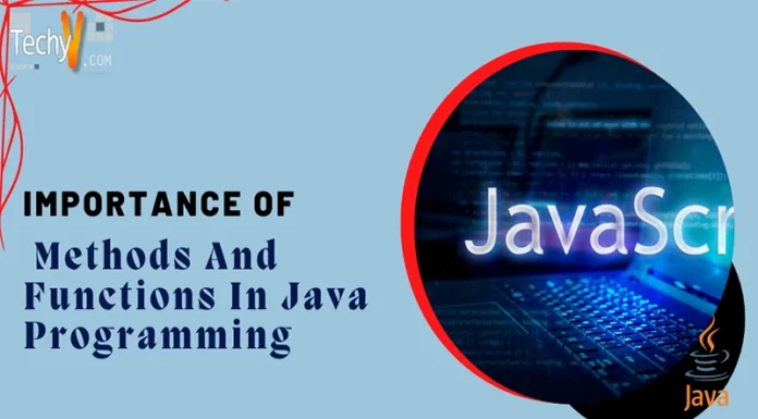 Importance Of Methods And Functions In Java Programming