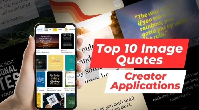 Top 10 Image Quotes Creator Applications