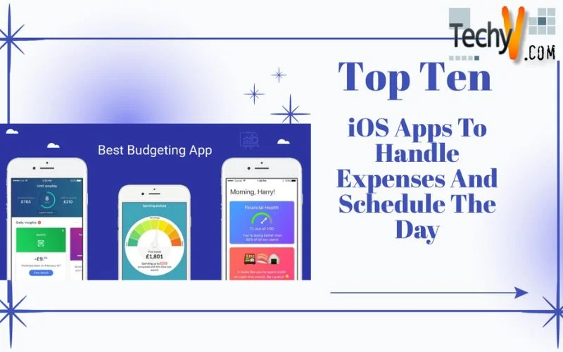 Top Ten iOS Apps To Handle Expenses And Schedule The Day