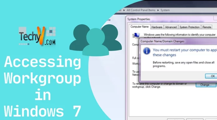 Accessing Workgroup in Windows 7