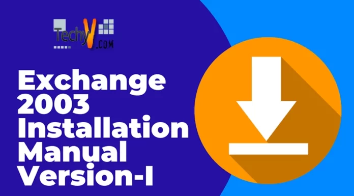 Exchange 2003 Installation Manual Version-I