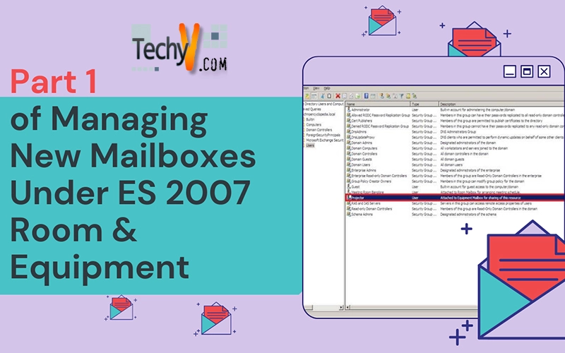 Part 1 of Managing New Mailboxes Under ES 2007 Room & Equipment