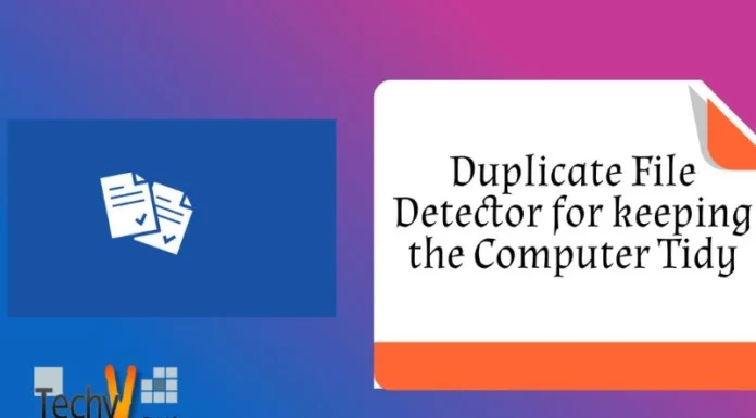 Duplicate File Detector for keeping the Computer Tidy