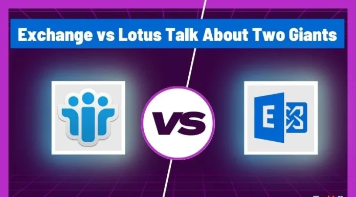 Exchange vs Lotus Talk About Two Giants