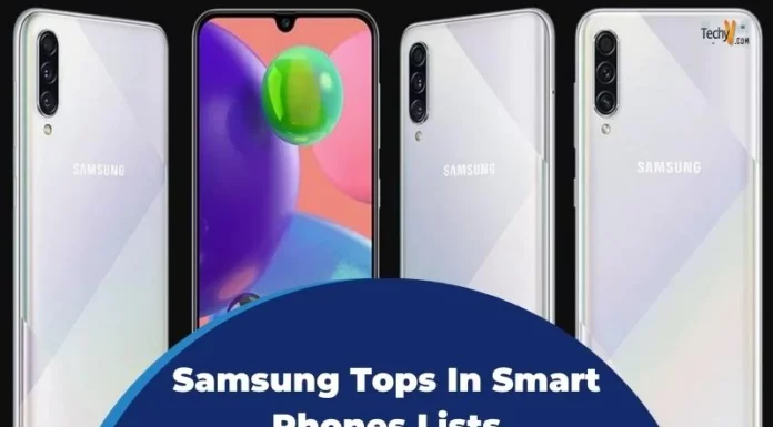 Samsung Tops In Smart Phones Lists